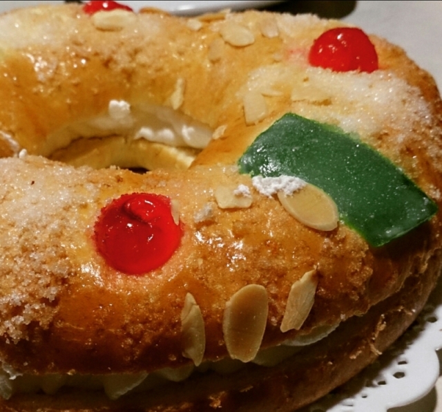 roscón de reyes, bolo de reis, tradição espanhola, comida espanhola Natal